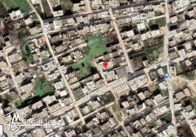 Terrain nu 978 m2 Rue Moncef Bey Raoued Cite Chaker