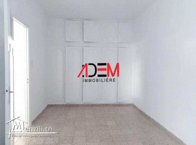 A louer à Sousse "Cité olympique" un spacieux appartement 