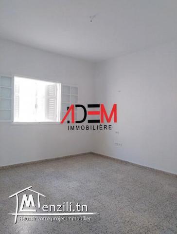 A louer à Sousse "Cité olympique" un spacieux appartement 