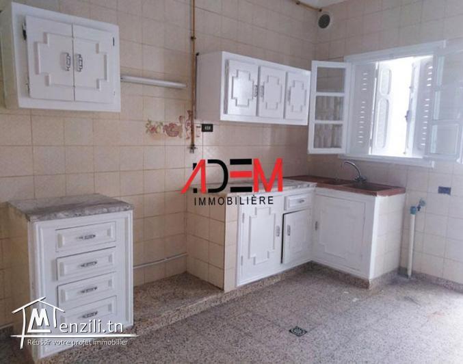 A louer à Sousse "Cité olympique" un spacieux appartement 