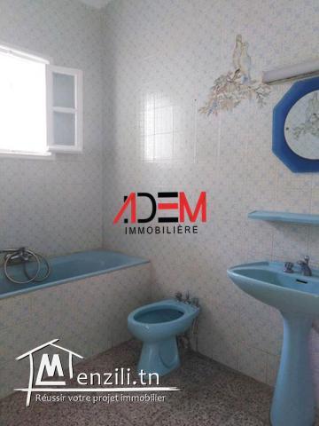 A louer à Sousse "Cité olympique" un spacieux appartement 