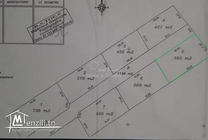 VENTE TERRAIN CHATT MERIEM