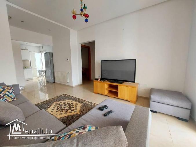 Appartement de type S+2 Meublé en location à Khezema