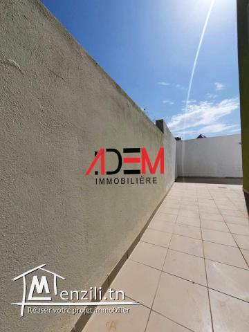 Spacieux rez de chaussé de type S3 avec grande terrasse