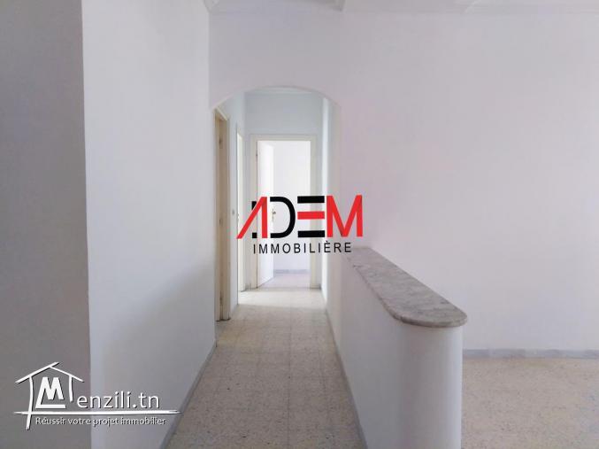 Etage de villa de type S3 avec abri voiture à Bohssina