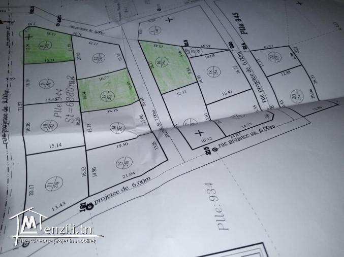 Terrain à vendre à Ghar El Melh