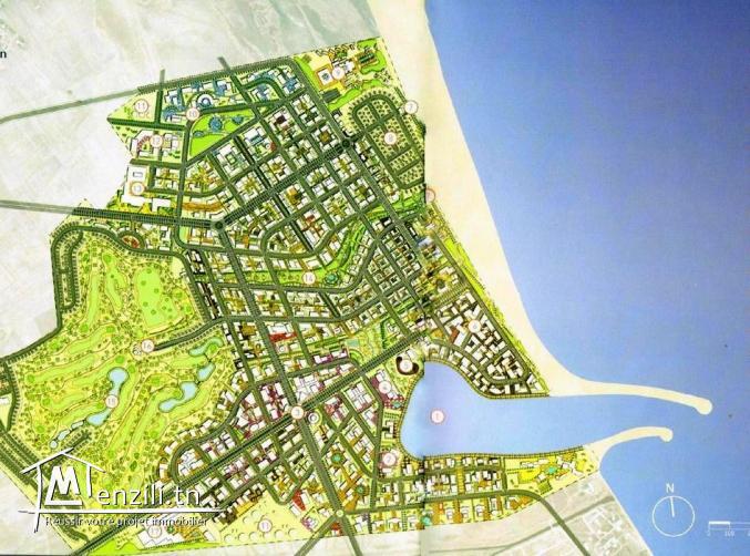 À côté du projet du port financier Tunis bay à raoued plage