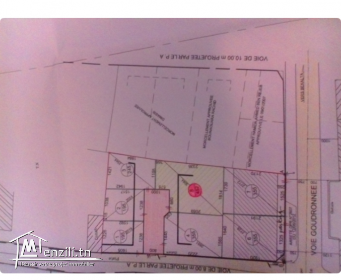 Lot aménagé à Baghdedi