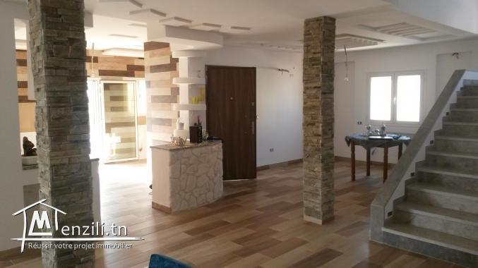 Villa neuve en quadruplex Plage Jehmi Borj-Cédria-Soliman