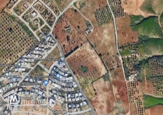 Terrain à Jardin d'el Menzah2