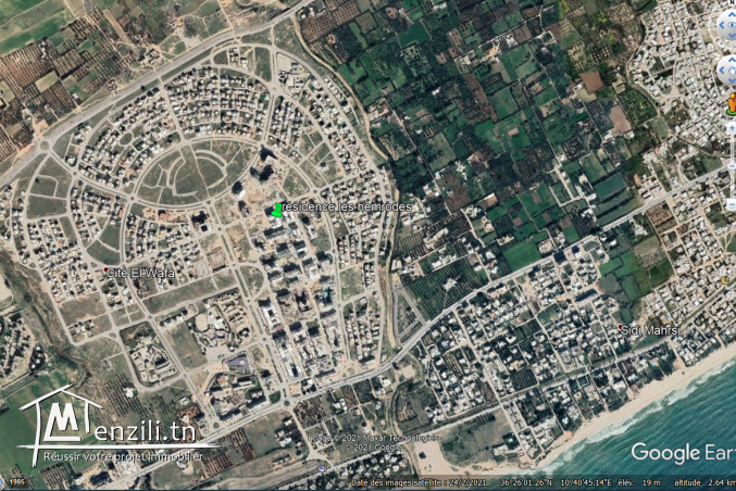 appartement à louer à nabeul cité AFH