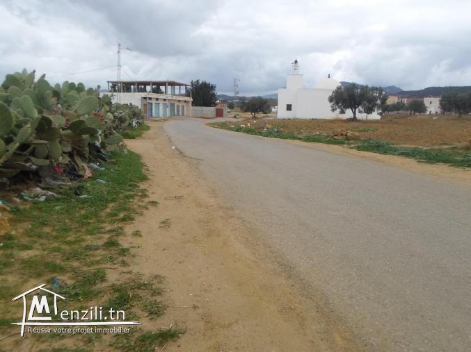 A vendre lot de terrain 500 m2 à côté mosquée à latrech