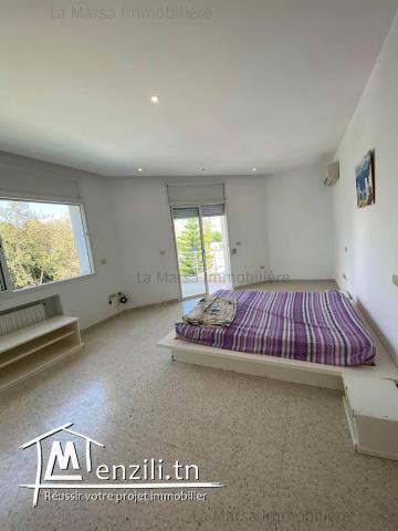 A Louer villa s5 avec piscine et jardin à Hammamet, coté Carthage Land