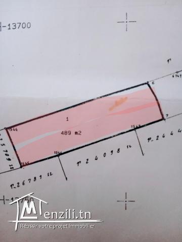 Terrain 489 situé à kantaoui, proximité de la mer