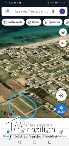 Terrain à plage dar allouch