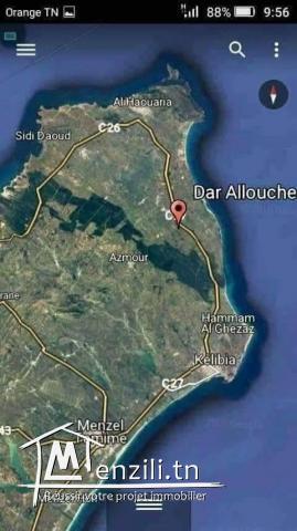 Terrain à plage dar allouch