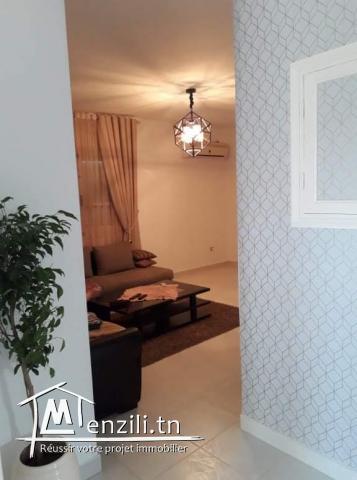 Un bel Appartement meublé, 300 mètres de la plage Et climatisé.