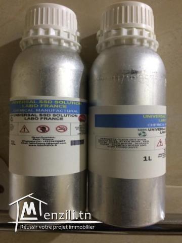 decapage des billets vert et noir