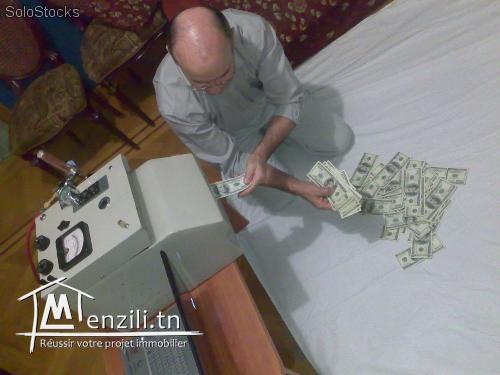 decapage des billets vert et noir