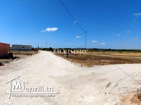 Terrain de 170 m2  à vendre au capbon kélébia