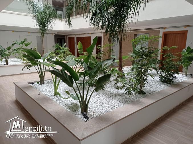 Appt ht st neuf meublé avec wifi jard et plce park