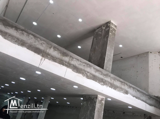 A Louer un local commercial de 200m² à La Soukra