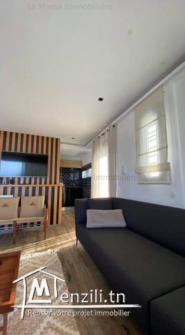 A vendre luxueux duplex s3 vue mer à La Marsa corniche