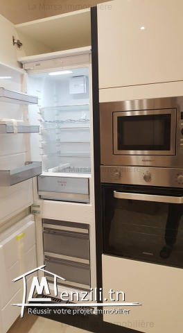 A Louer luxueux rdc s2 avec jardin sur la route du relais, La Marsa