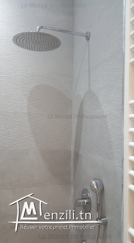 A Louer luxueux rdc s2 avec jardin sur la route du relais, La Marsa