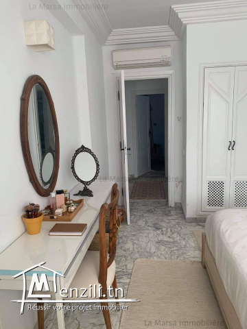 A Louer appartement s2 meublé vue mer à Sidi Bou Said