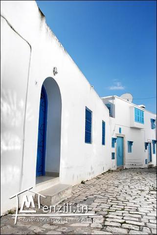A Louer appartement s2 meublé vue mer à Sidi Bou Said