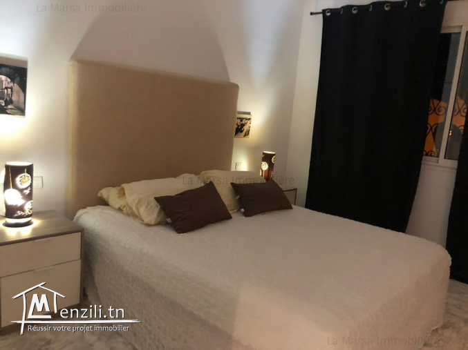 A Louer appartement s2 meublé vue mer à Sidi Bou Said