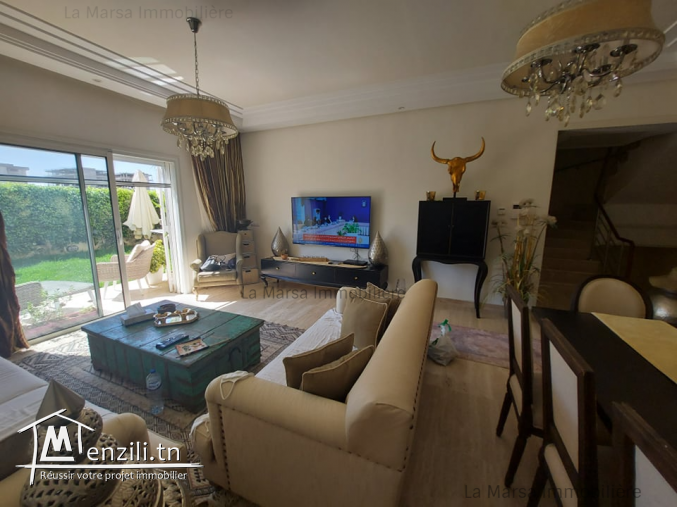 A Vendre Triplex s3 avec jardin aux Jardins de Carthage