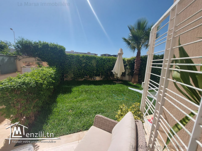 A Vendre Triplex s3 avec jardin aux Jardins de Carthage