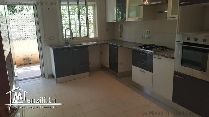 A Louer un rdc s3 avec jardin au Jardin de Carthage