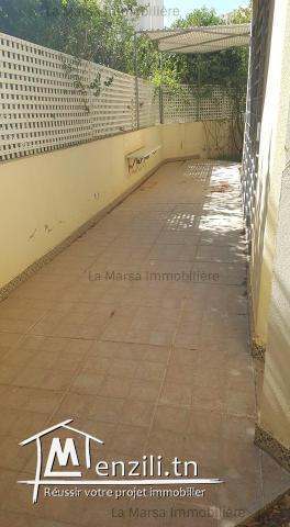 A Louer un rdc s3 avec jardin au Jardin de Carthage
