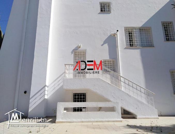 Villa style américian à Khzema de 600m² avec jardin et garage
