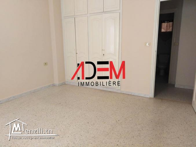 Spacieux appartement de type S3 à cité Riath