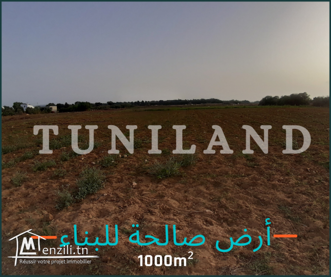 Terrain constructible à vendre à Kerkouen - Kélibia