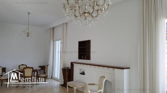 A Louer une maison s3 avec piscine et jardin à Sidi bou Saïd