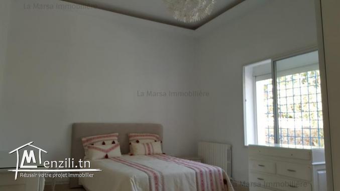 A Louer une maison s3 avec piscine et jardin à Sidi bou Saïd