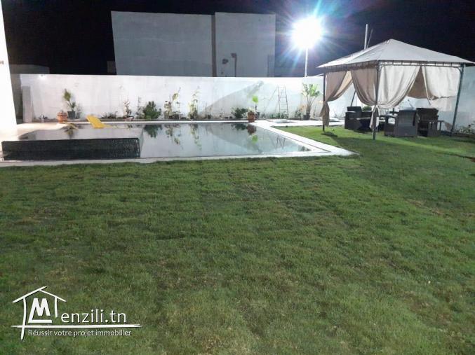 location villa avec piscine dar allouch