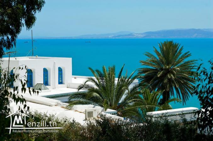 A Vendre terrain de 8517m² vue mer à Sidi Bou Saïd