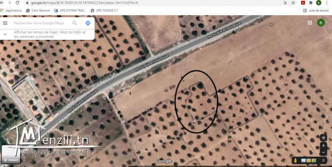 terrain a vendre a menzel harb