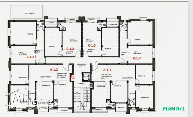 immeuble R+2 à louer