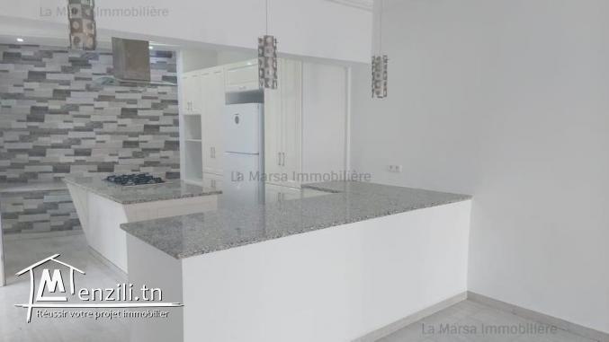 A Louer un rez-de-chaussée s3 à Marsa Cube