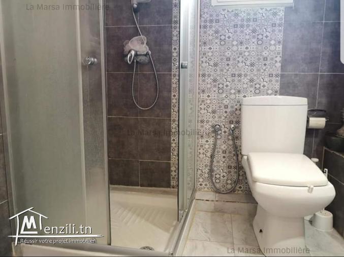 A Louer appartement s2 meublé à Gammarth