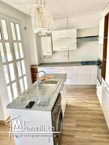A Louer un bel appartement s2 à La Marsa Plage