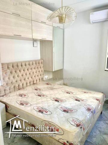 A Louer un bel appartement s2 à La Marsa Plage