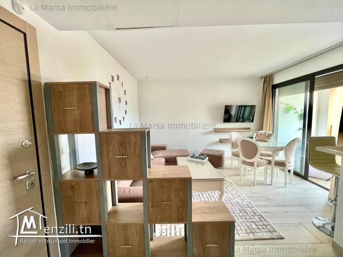 A Louer un appartement s1 meublé à Sidi Daoued, La Marsa